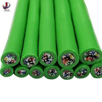 PUR Bending Resistant Sheathed Robot Twisted Pair Shielded Cable